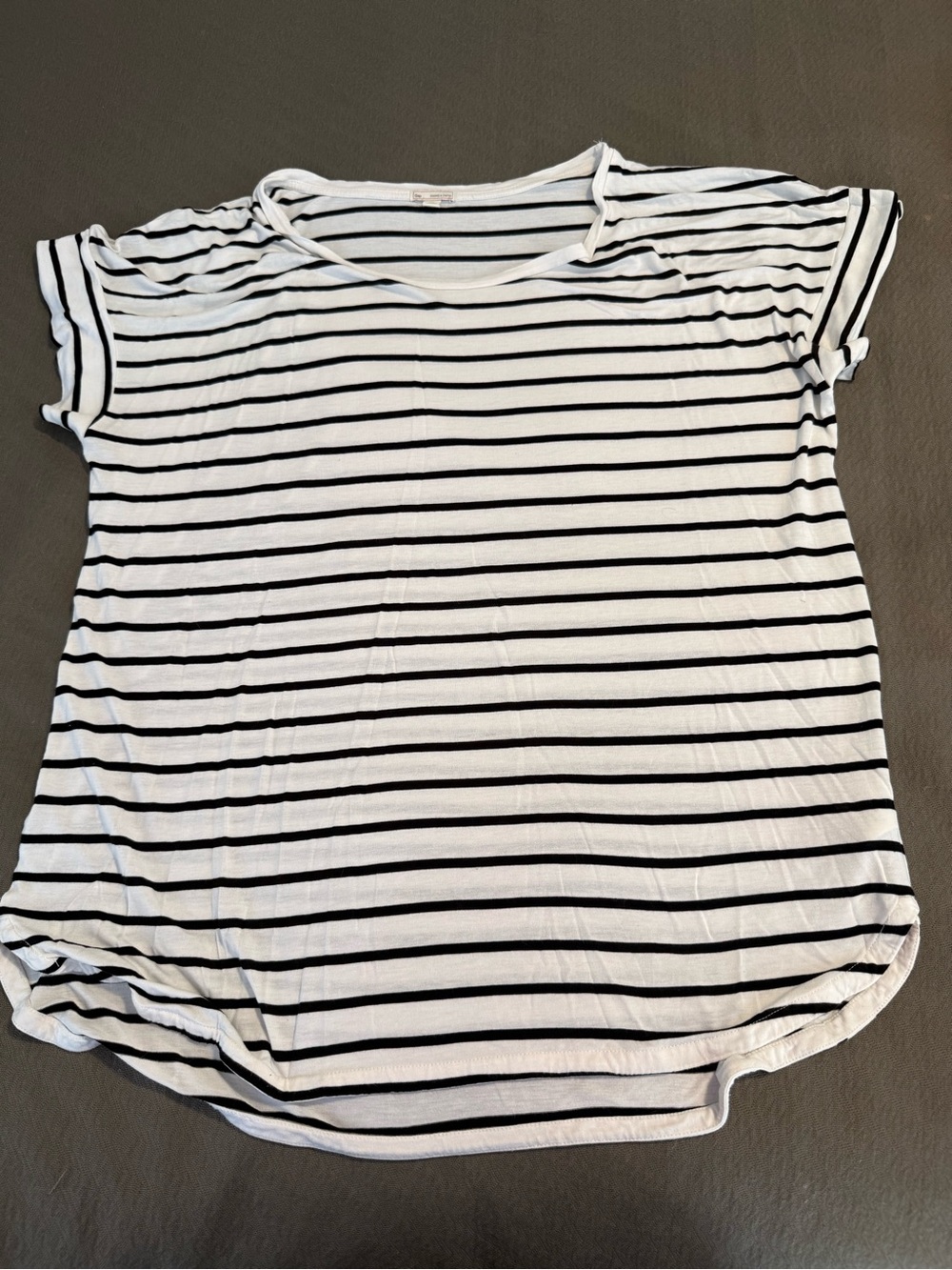 Gap vintage Designed & Crafted nautical striped shirt women’s XL Tall soft EUC